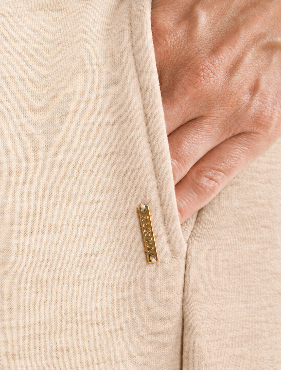 картинка Брюки женские овсяный меланж магазин Одежда+ являющийся официальным дистрибьютором в России 