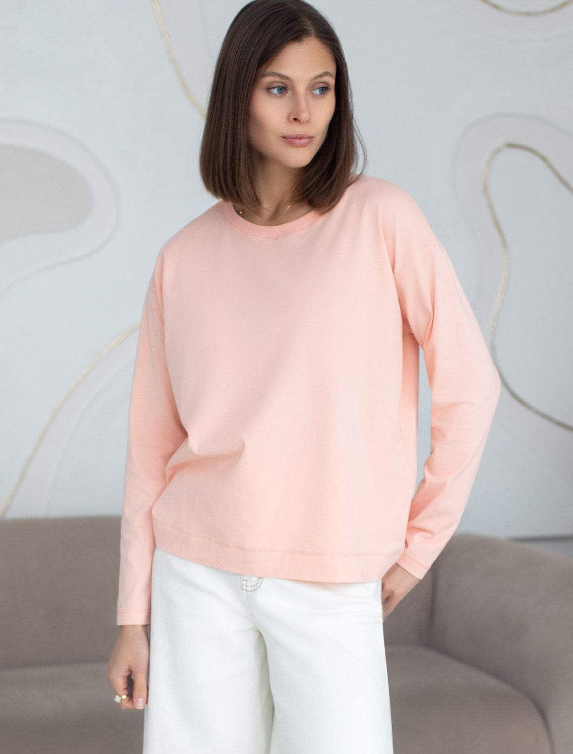 картинка Джемпер женский пудровый от магазина Одежда+