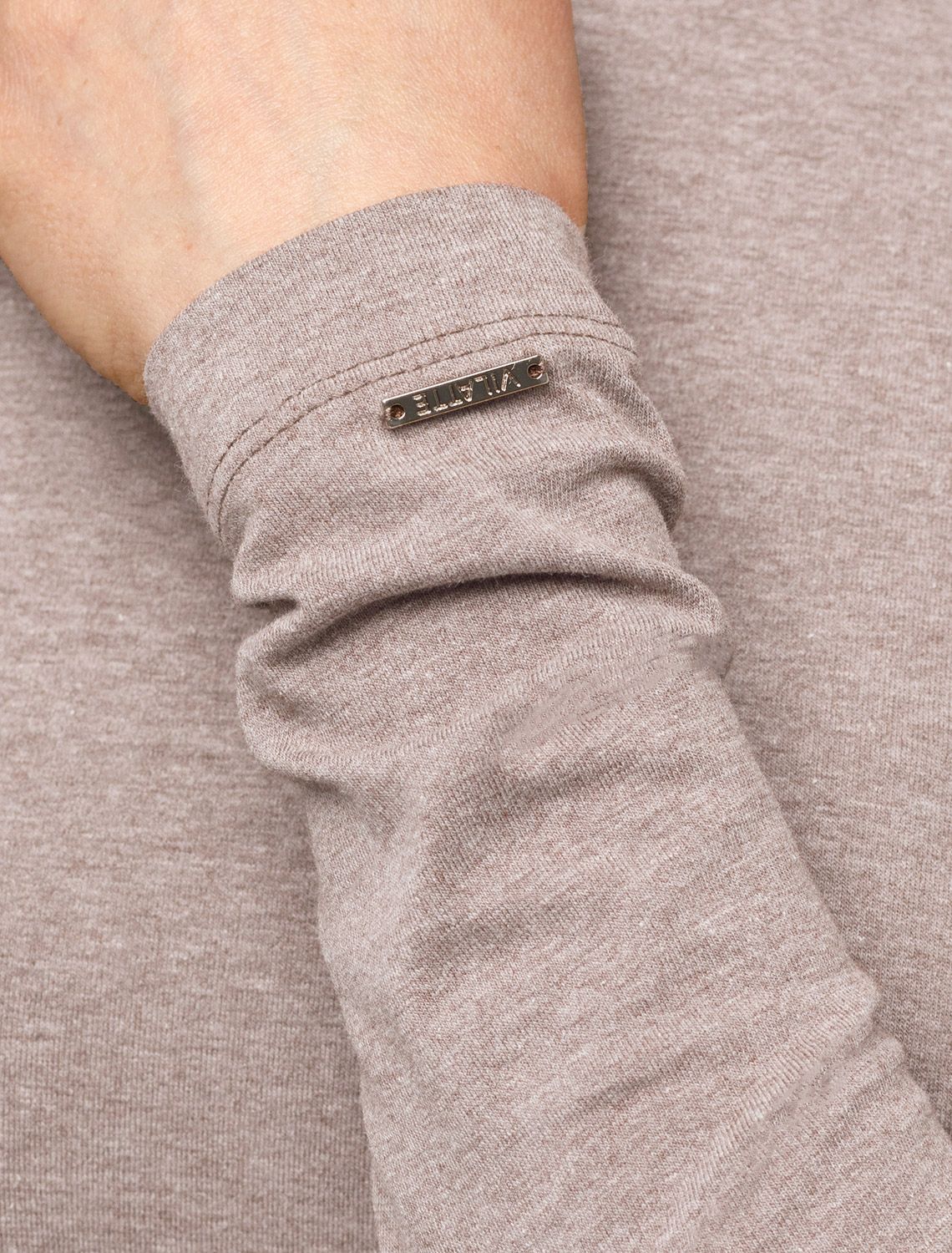 картинка Джемпер женский кофейный меланж магазин Одежда+ являющийся официальным дистрибьютором в России 