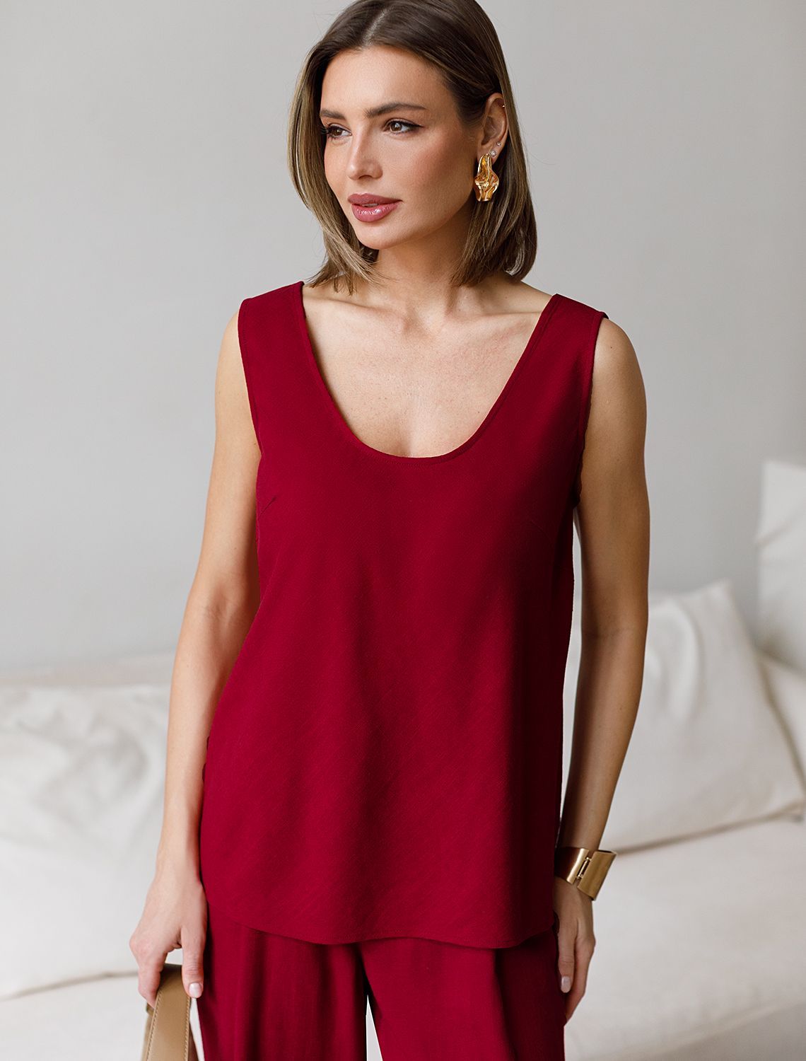 картинка Топ женский гранатовый магазин Одежда+ являющийся официальным дистрибьютором в России 