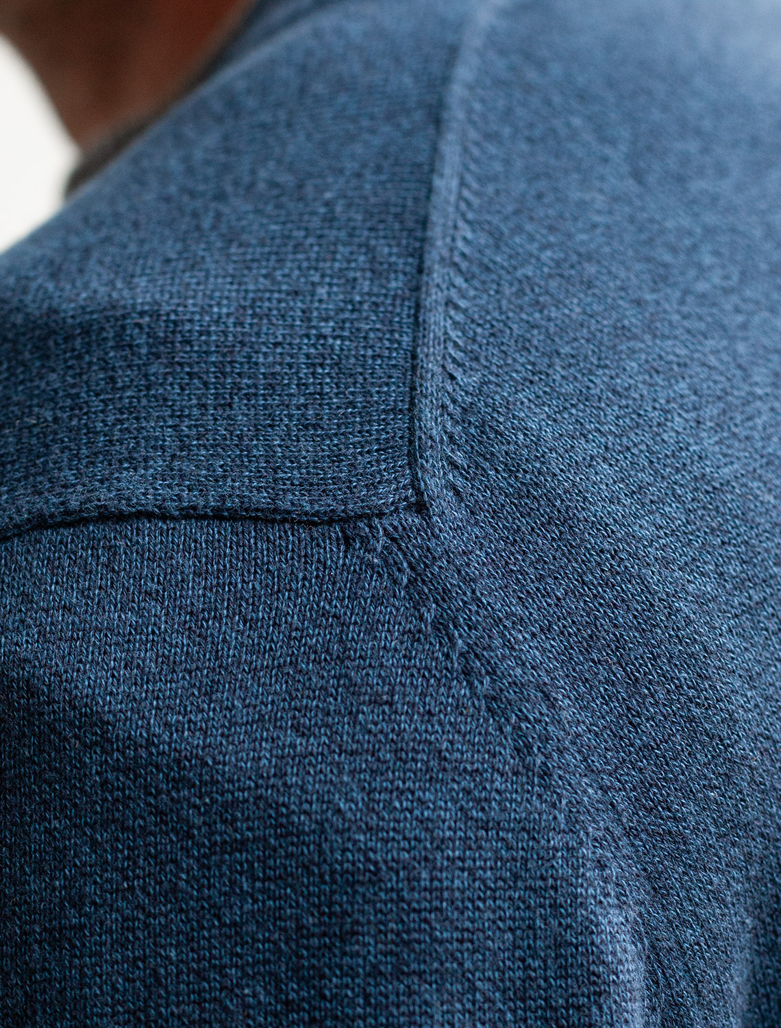 картинка Кардиган мужской светло-синий меланж от магазина Одежда+