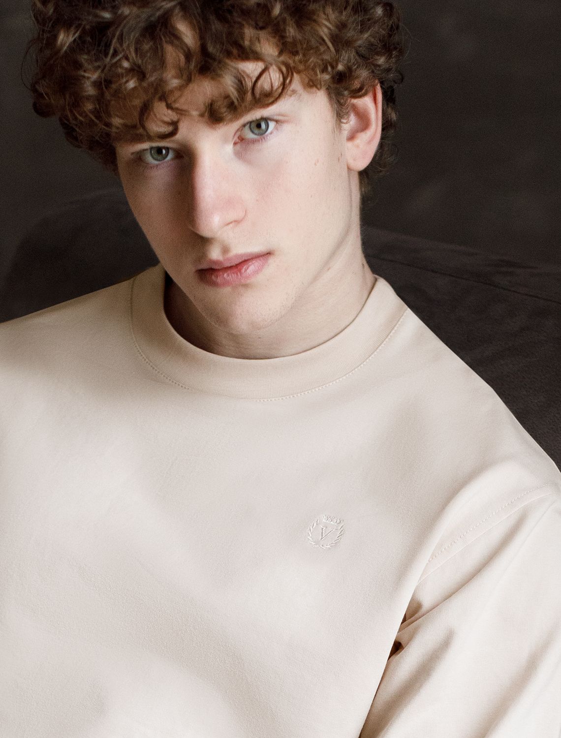 картинка Джемпер мужской бежевый магазин Одежда+ являющийся официальным дистрибьютором в России 