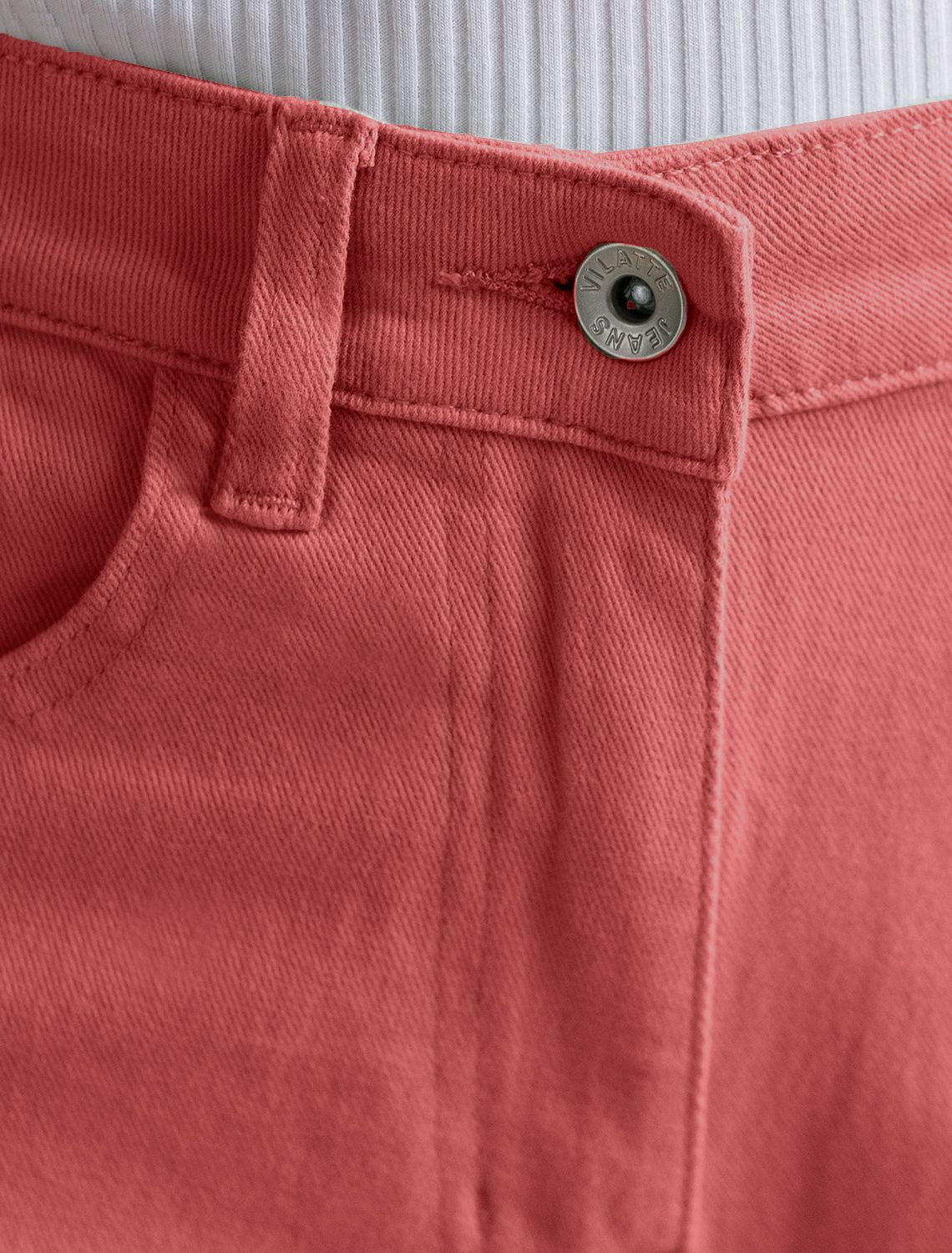 картинка Джинсы женские темно-коралловый магазин Одежда+ являющийся официальным дистрибьютором в России 