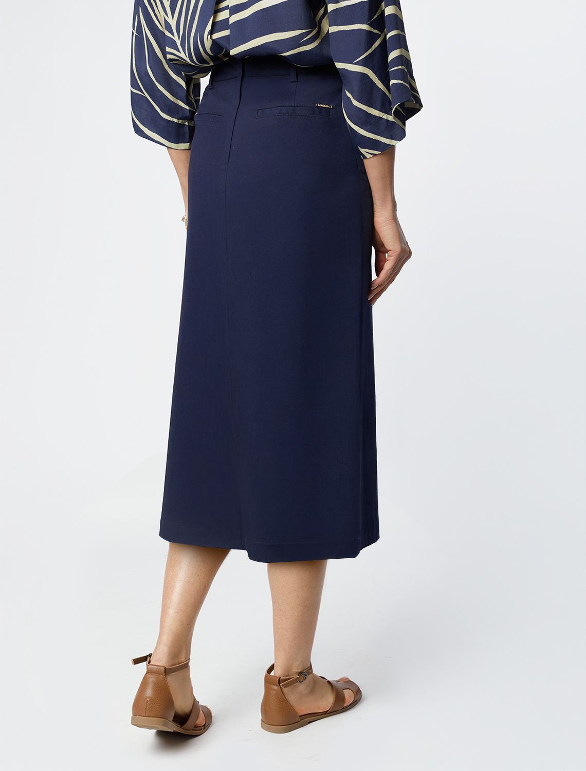 картинка Юбка женская синий от магазина Одежда+