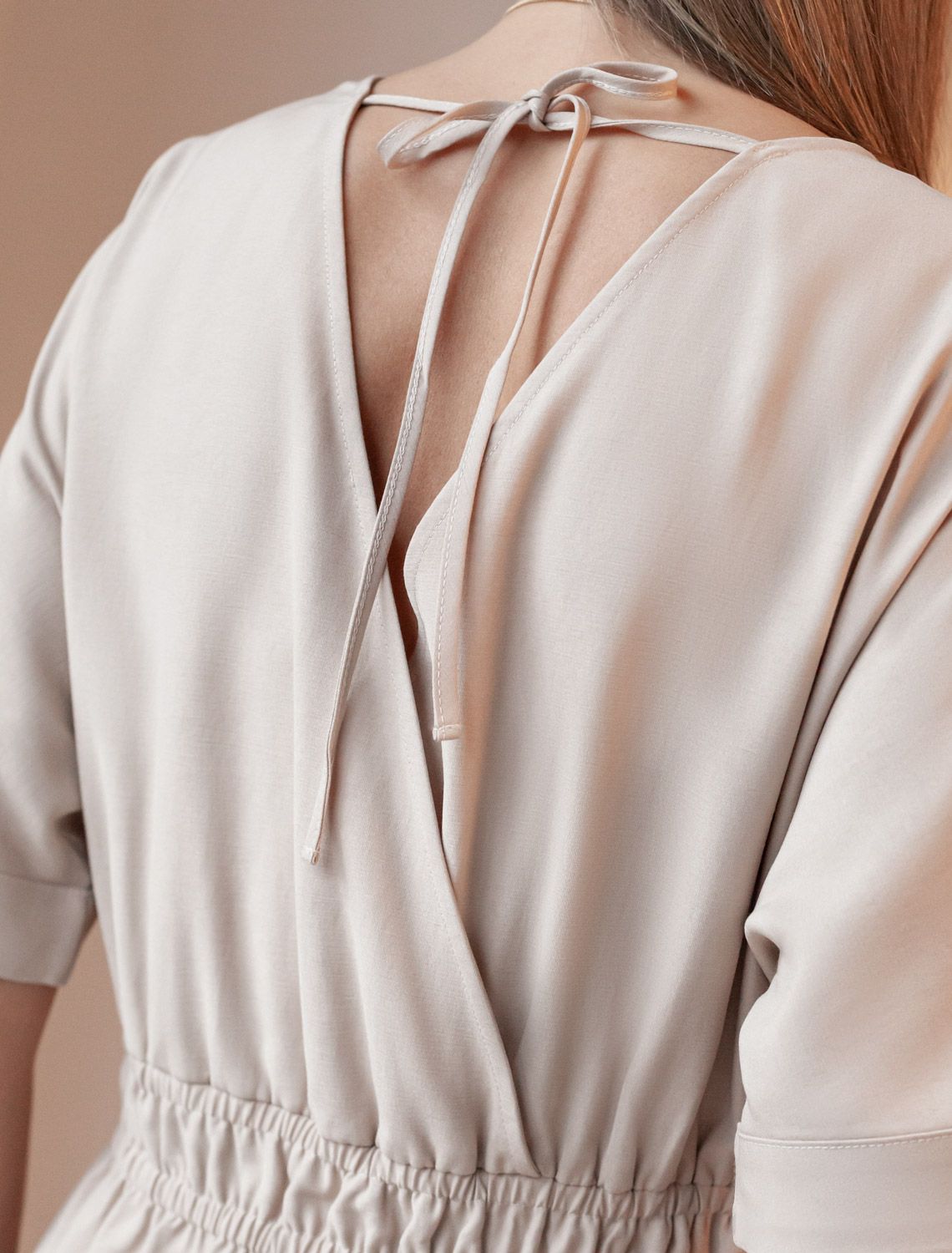 картинка Платье женское светло-бежевый от магазина Одежда+