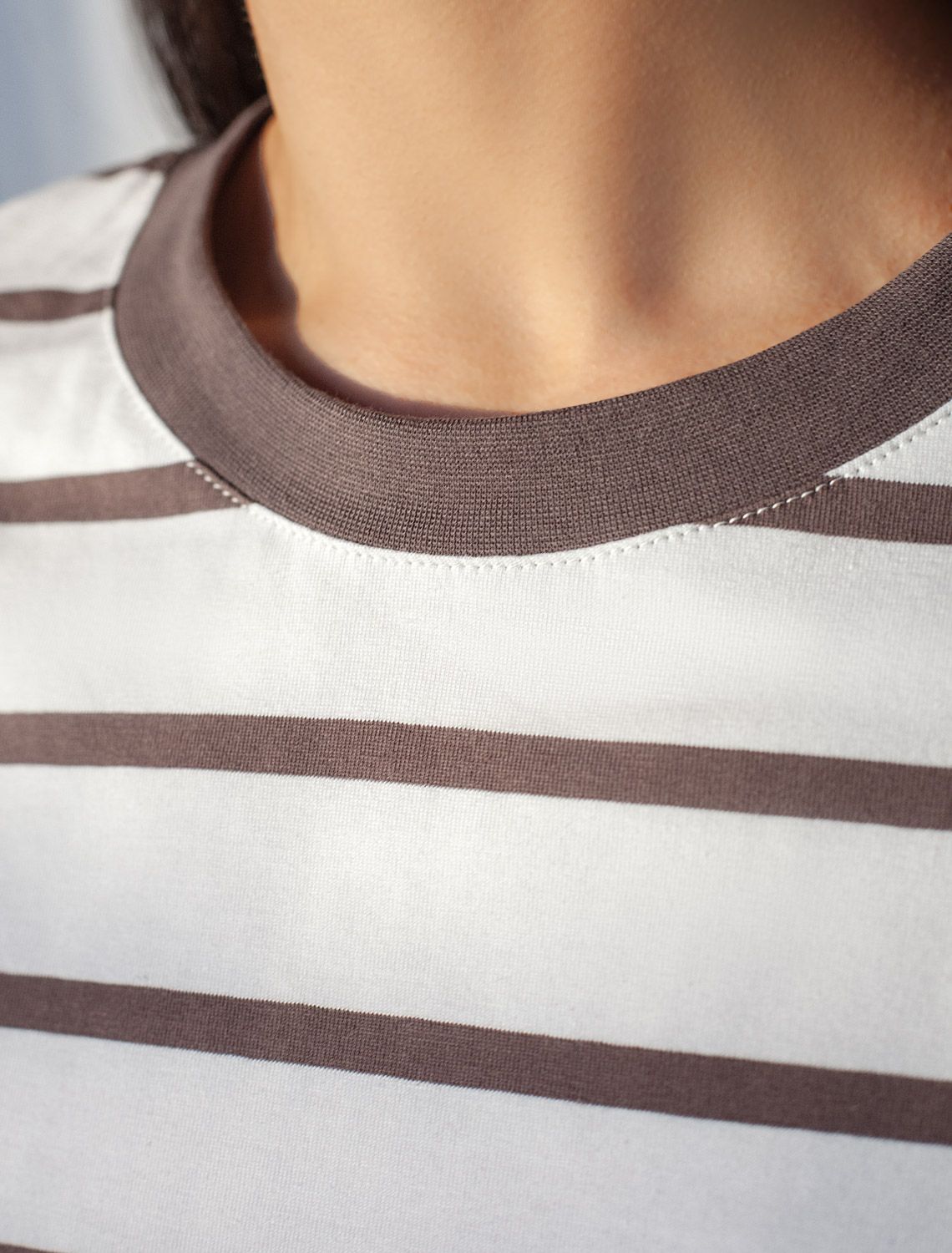 картинка Футболка женская белый-кофе магазин Одежда+ являющийся официальным дистрибьютором в России 