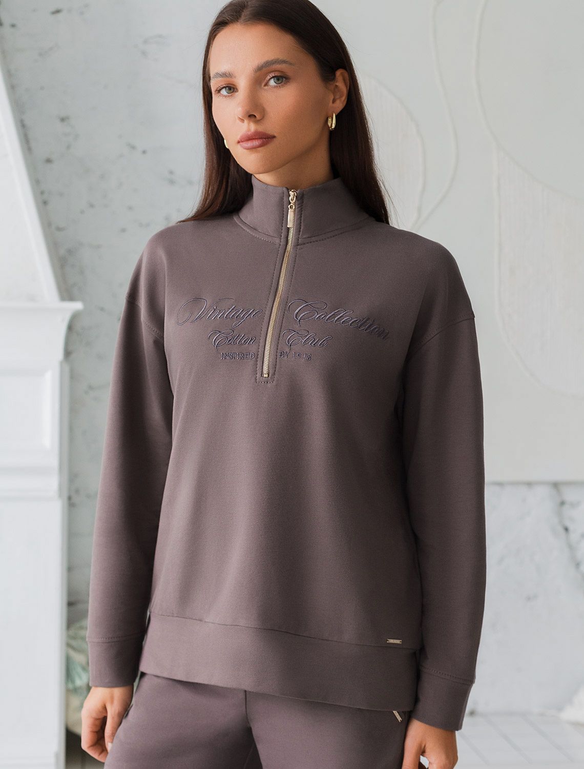 картинка Джемпер женский кофейный от магазина Одежда+