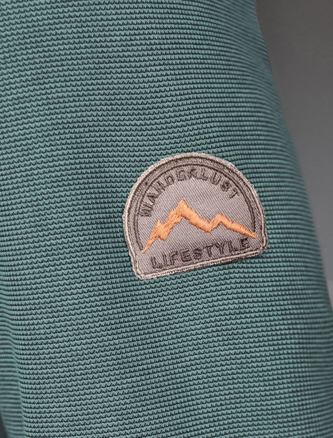 картинка Джемпер мужской дымчатый изумруд_wanderlust магазин Одежда+ являющийся официальным дистрибьютором в России 