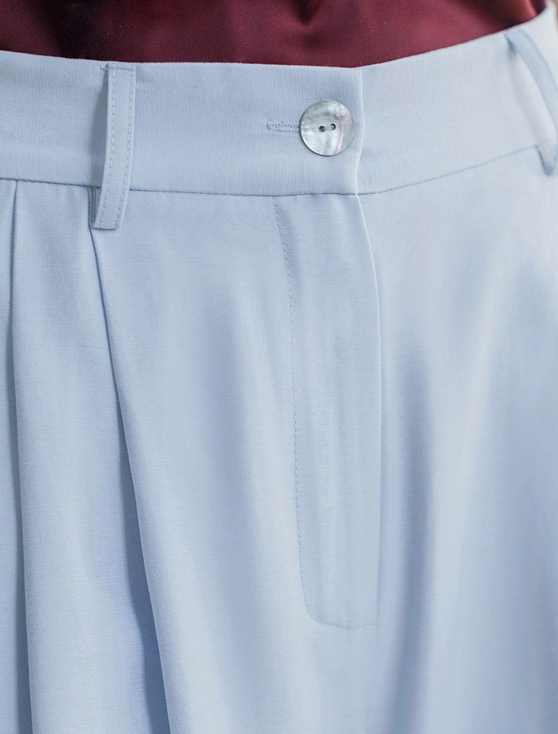 картинка Брюки женские голубой магазин Одежда+ являющийся официальным дистрибьютором в России 