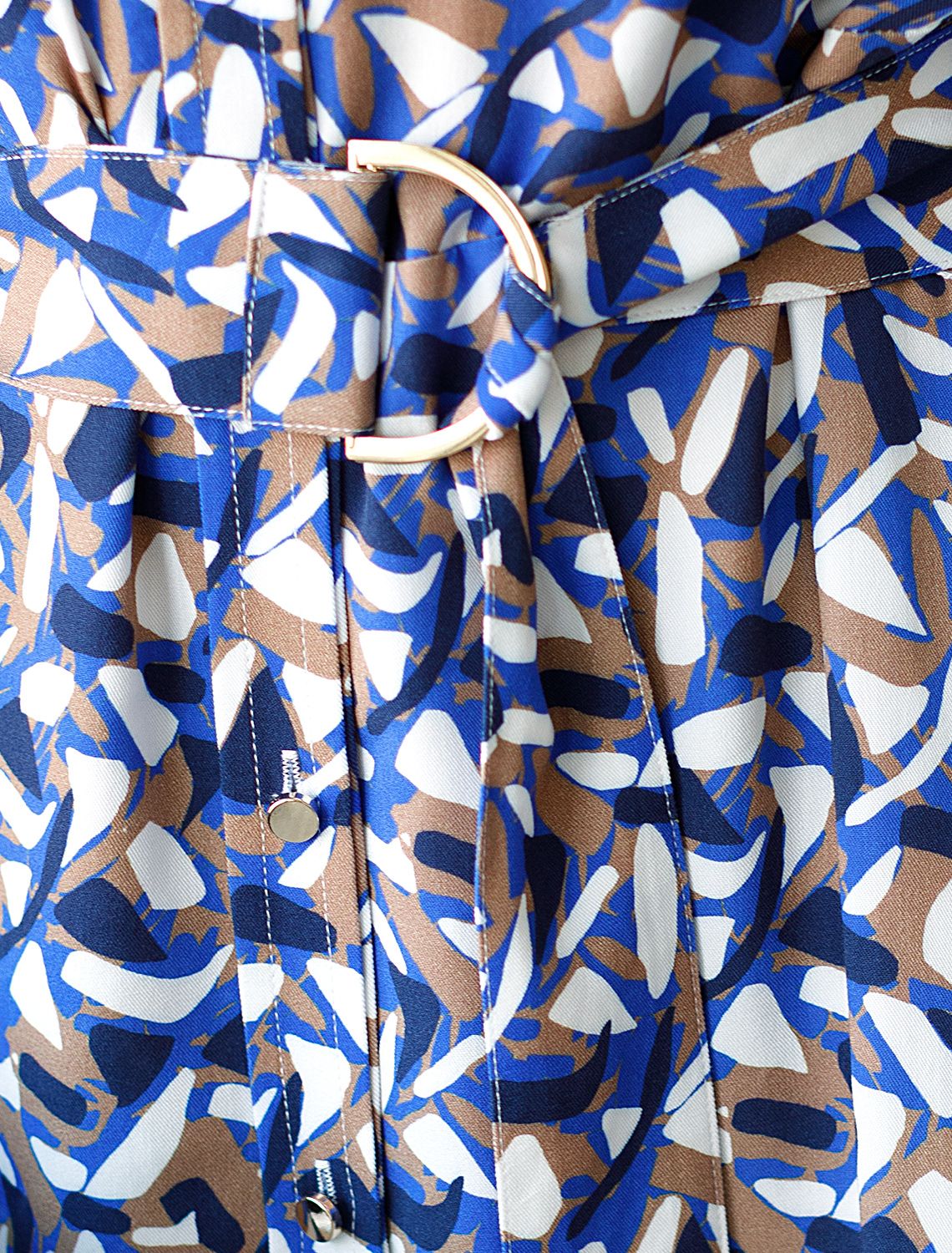 картинка Платье женское синий-бежевый от магазина Одежда+