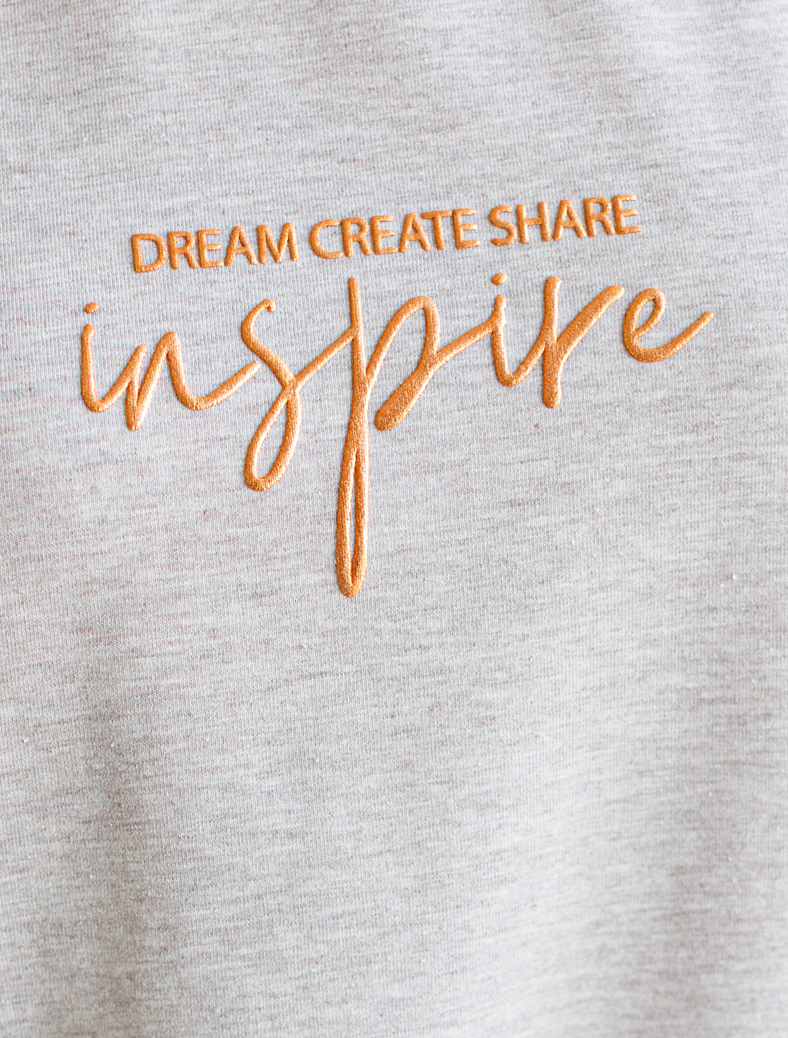 картинка Футболка женская кофейный меланж_inspire магазин Одежда+ являющийся официальным дистрибьютором в России 