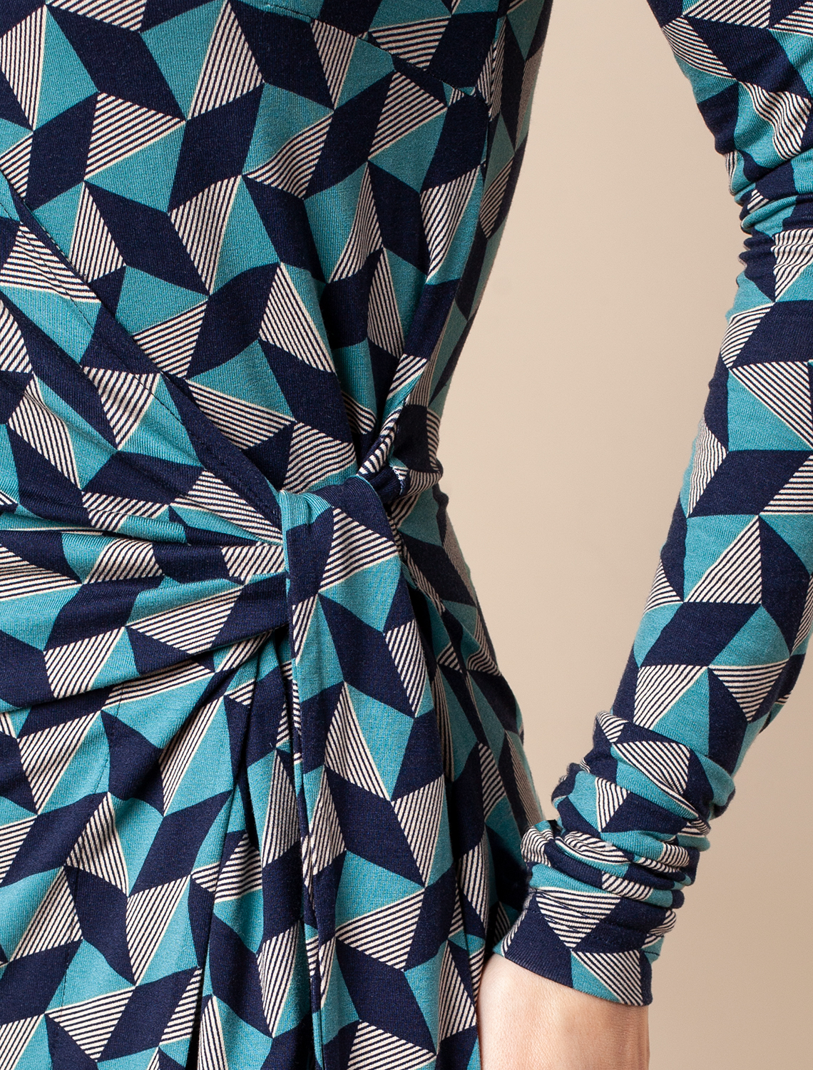 картинка Платье женское сине-зеленый от магазина Одежда+