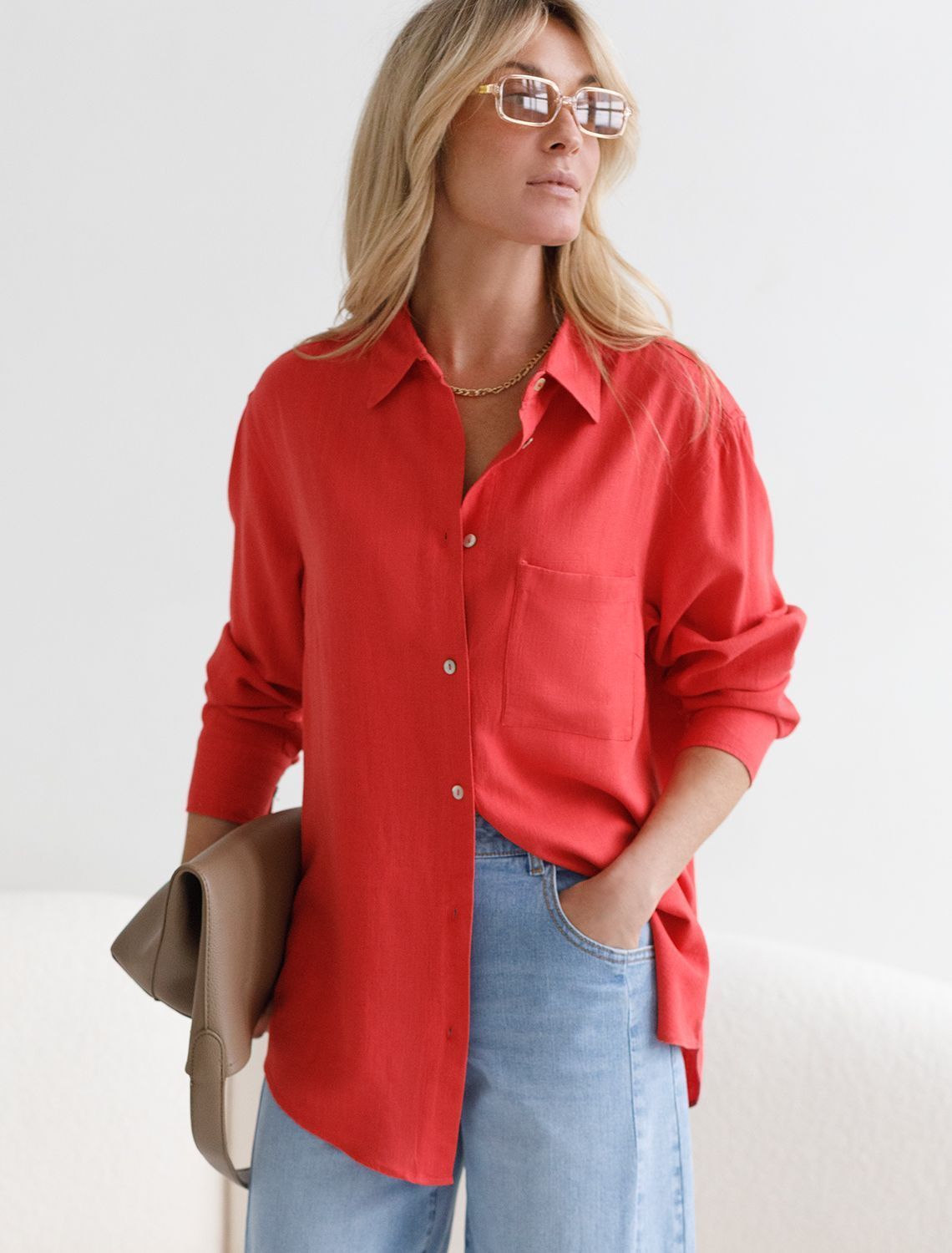 картинка Блузка женская коралловый магазин Одежда+ являющийся официальным дистрибьютором в России 