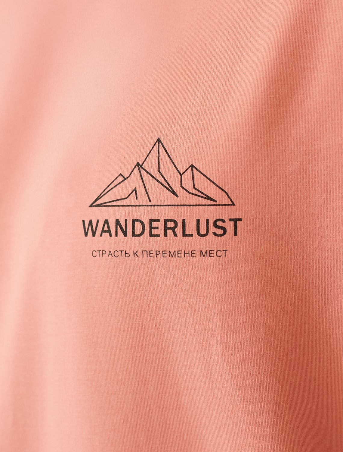 картинка Футболка мужская коралловый_wanderlust магазин Одежда+ являющийся официальным дистрибьютором в России 