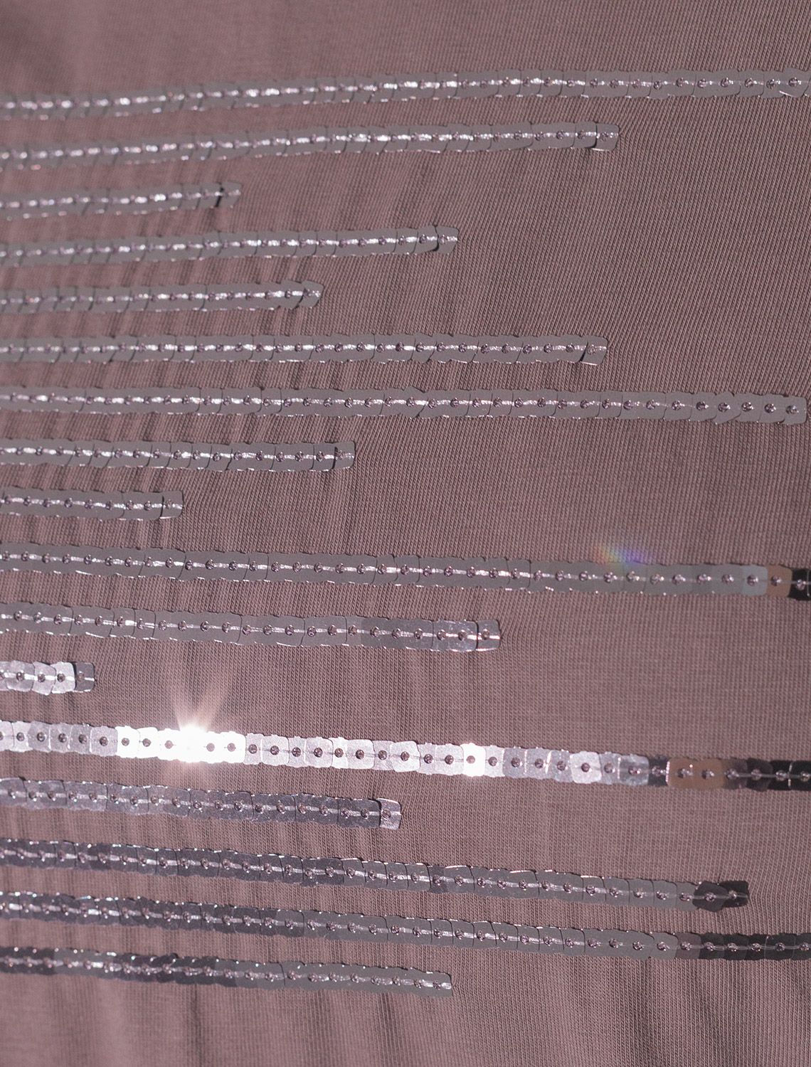 картинка Футболка женская кофейный_shiny stripes от магазина Одежда+