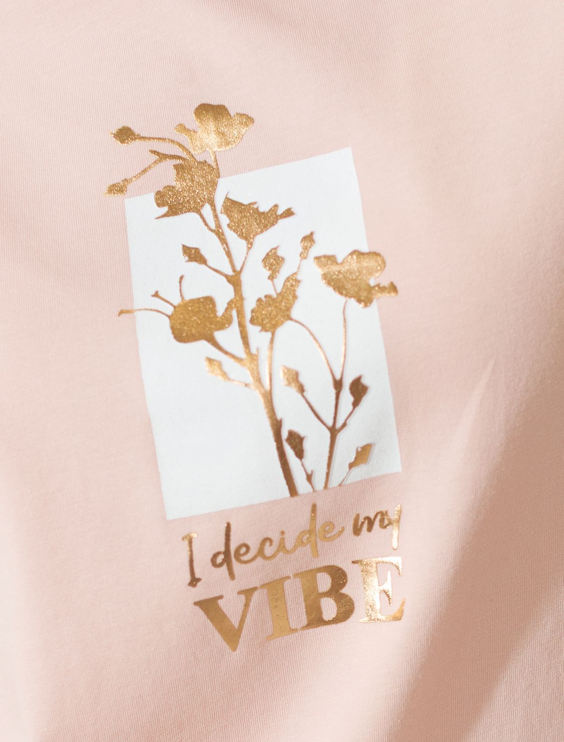 картинка Футболка женская пудра_vibe от магазина Одежда+