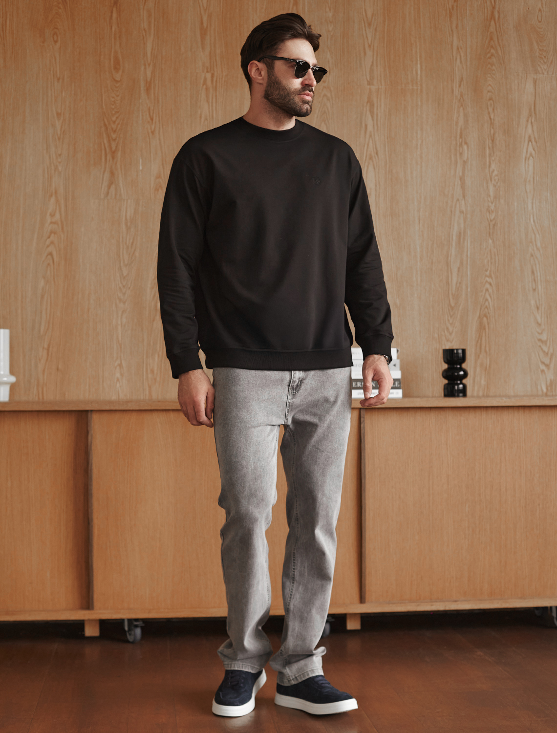 картинка Джемпер мужской черный от магазина Одежда+