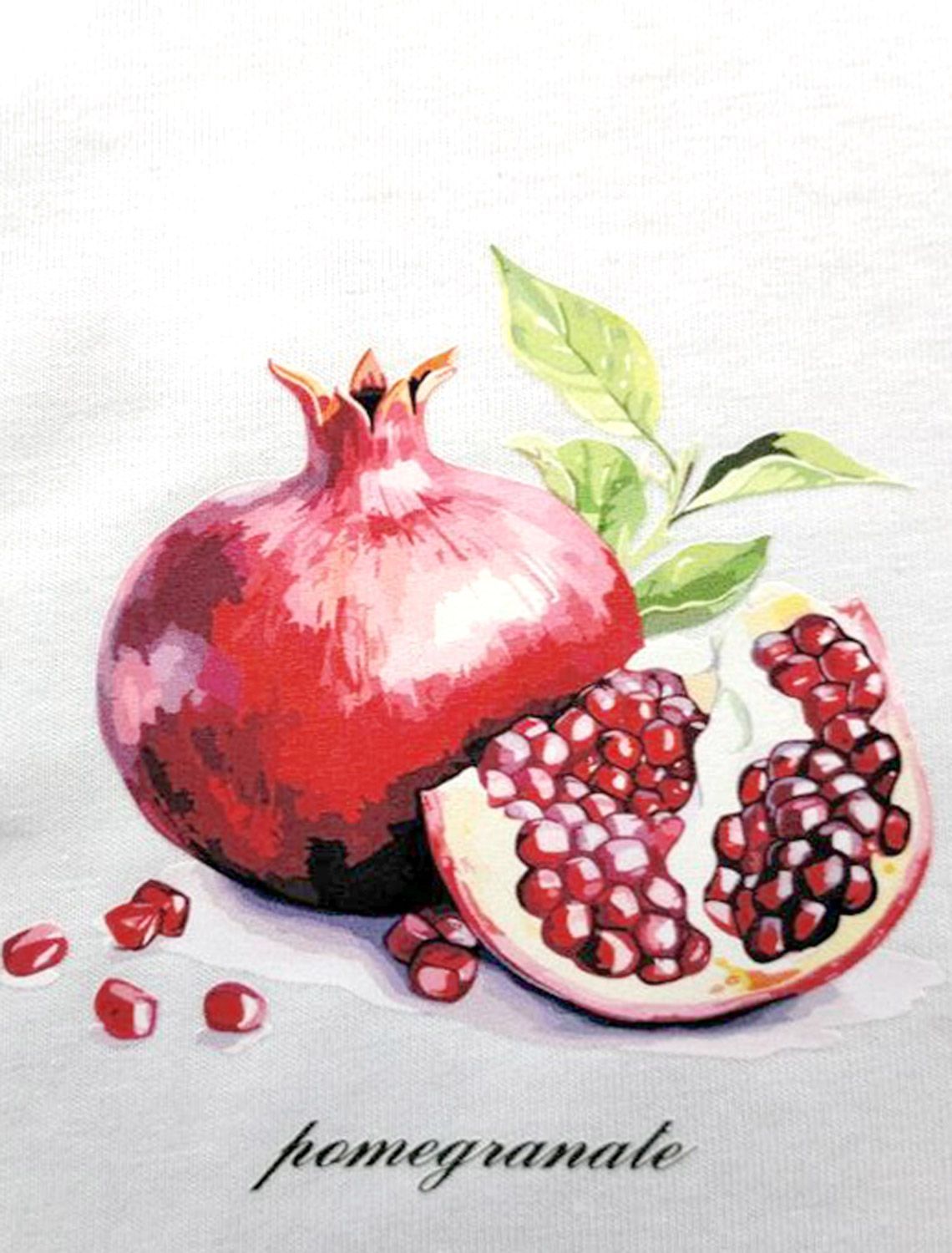 картинка Футболка женская белый_pomegranate магазин Одежда+ являющийся официальным дистрибьютором в России 