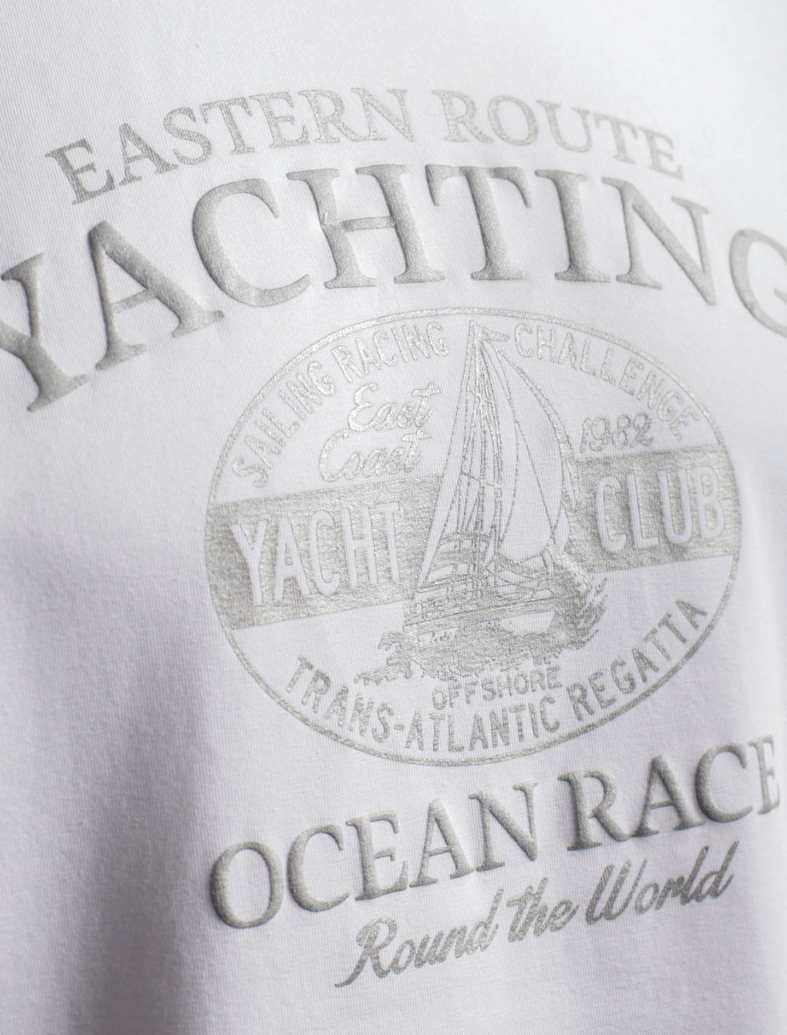 картинка Футболка мужская белый_yachting от магазина Одежда+
