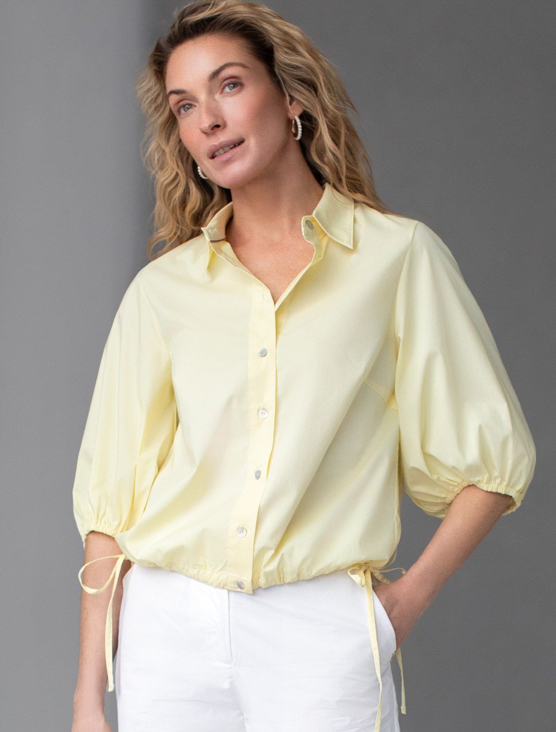 картинка Блузка женская лимонный магазин Одежда+ являющийся официальным дистрибьютором в России 