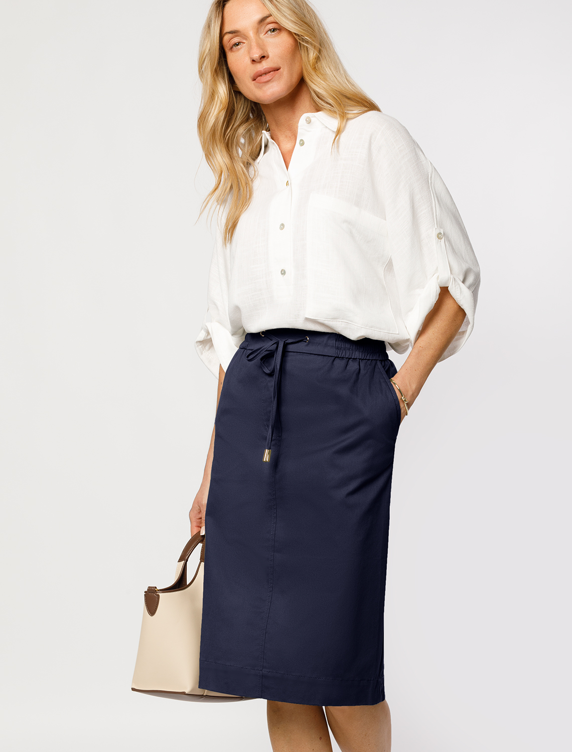 картинка Юбка женская темно-синий от магазина Одежда+