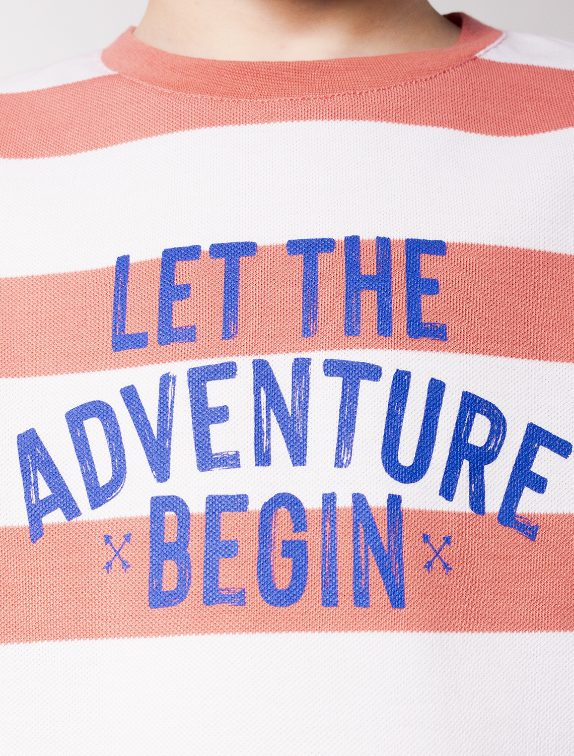 картинка Футболка для мальчика св.терракота-белый_adventure магазин Одежда+ являющийся официальным дистрибьютором в России 