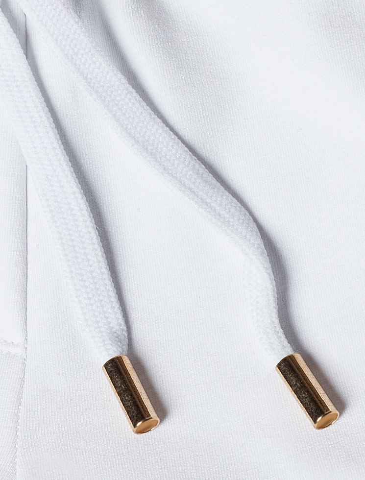 картинка Шорты трик для девочки белый магазин Одежда+ являющийся официальным дистрибьютором в России 