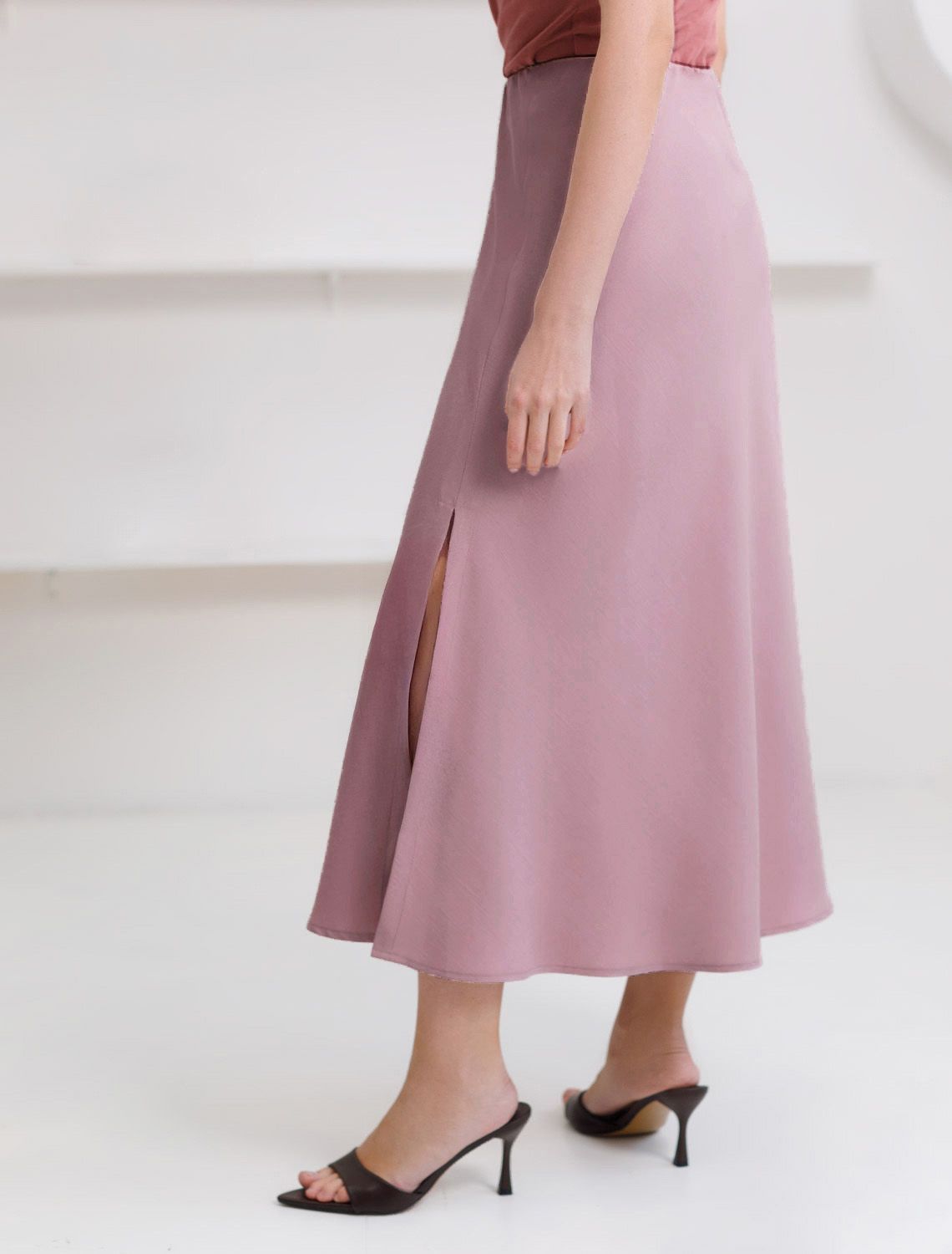 картинка Юбка женская зефирно-розовый от магазина Одежда+