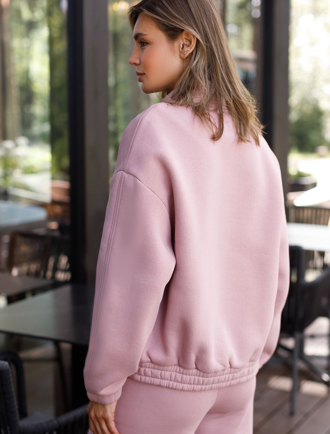 картинка Джемпер женский пыльно-розовый от магазина Одежда+