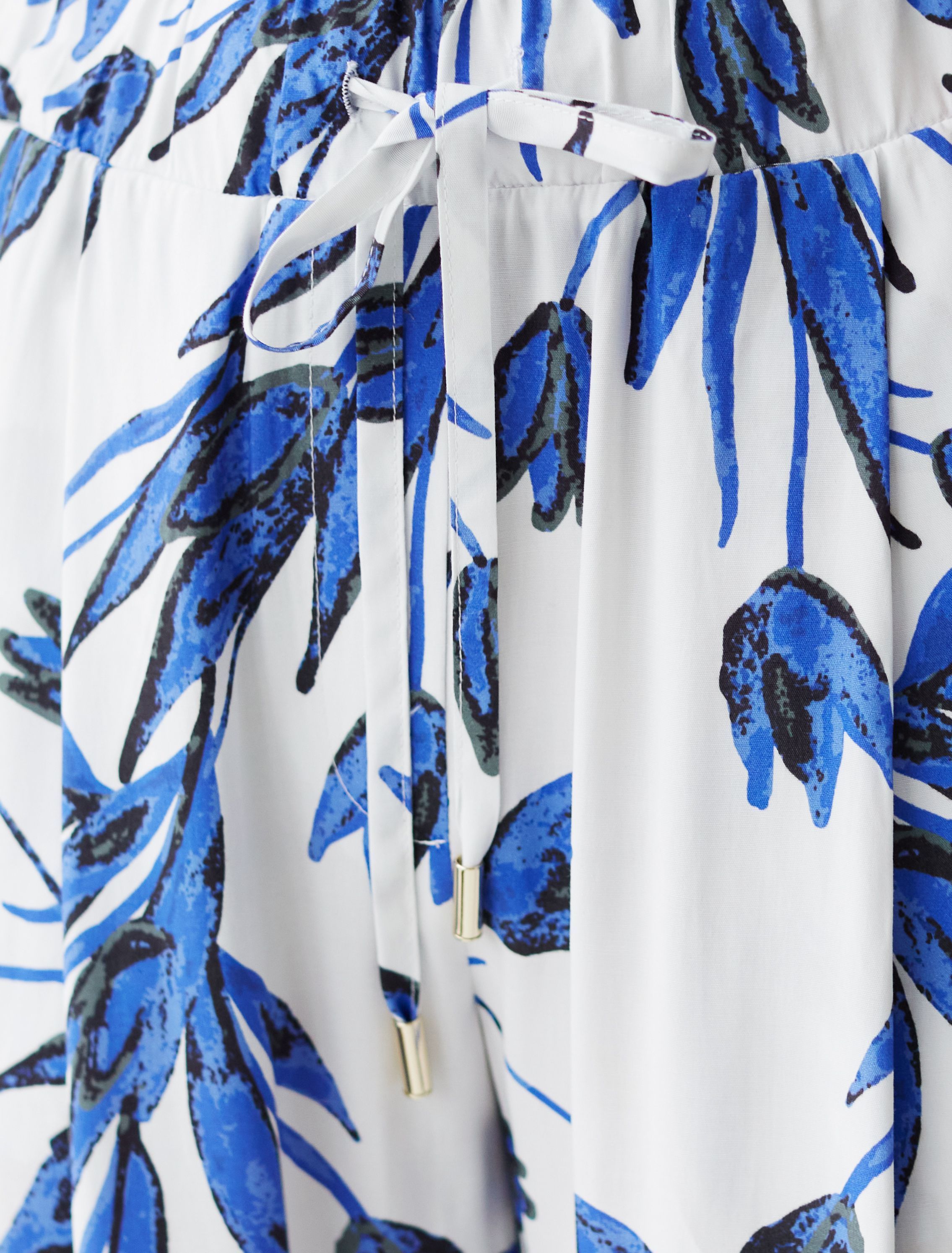 картинка Брюки женские синий-белый магазин Одежда+ являющийся официальным дистрибьютором в России 