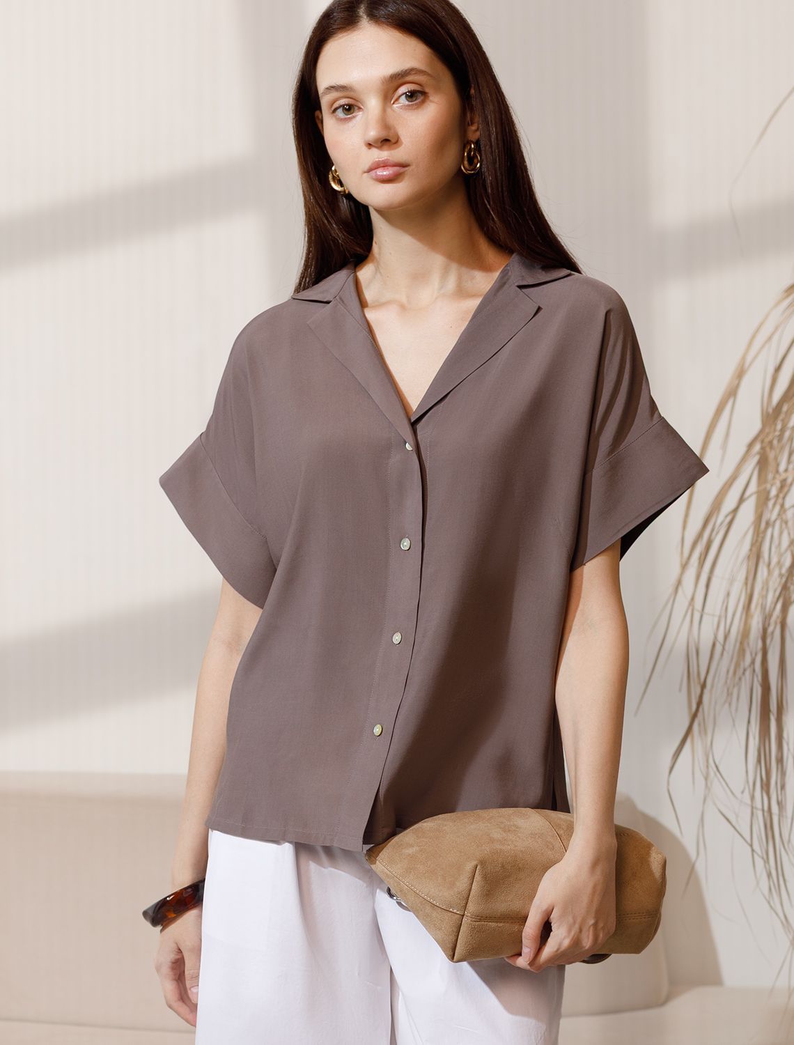 картинка Блузка женская кофейный магазин Одежда+ являющийся официальным дистрибьютором в России 