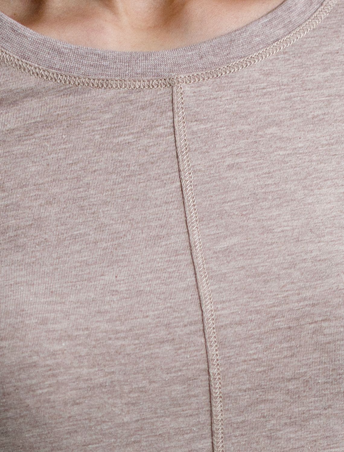 картинка Джемпер женский кофейный меланж магазин Одежда+ являющийся официальным дистрибьютором в России 