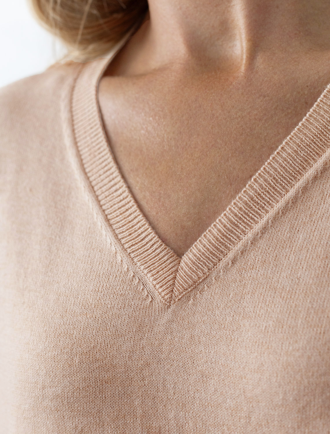 картинка Джемпер женский овсяный меланж магазин Одежда+ являющийся официальным дистрибьютором в России 