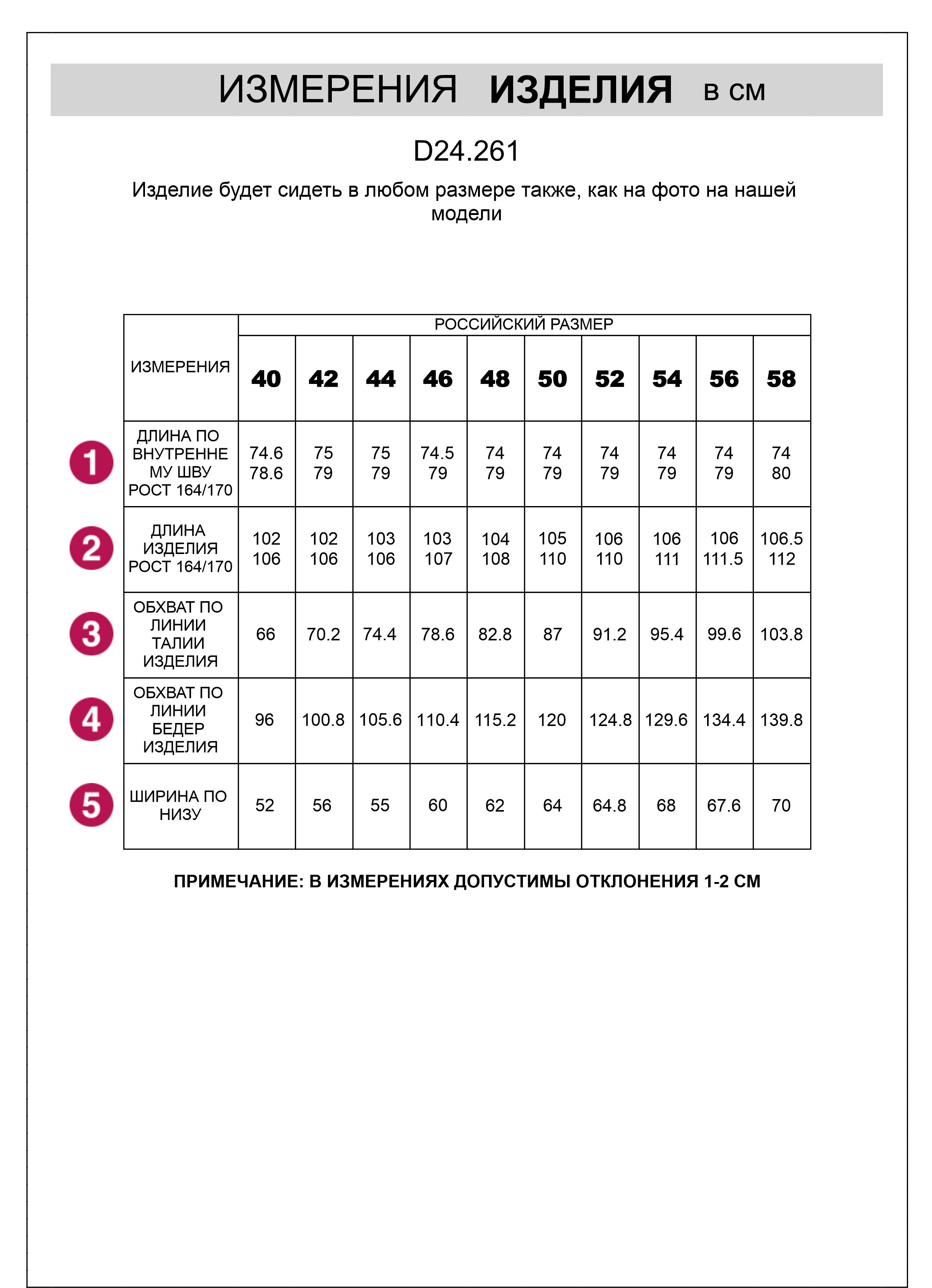 картинка Брюки женские темно-синий от магазина Одежда+