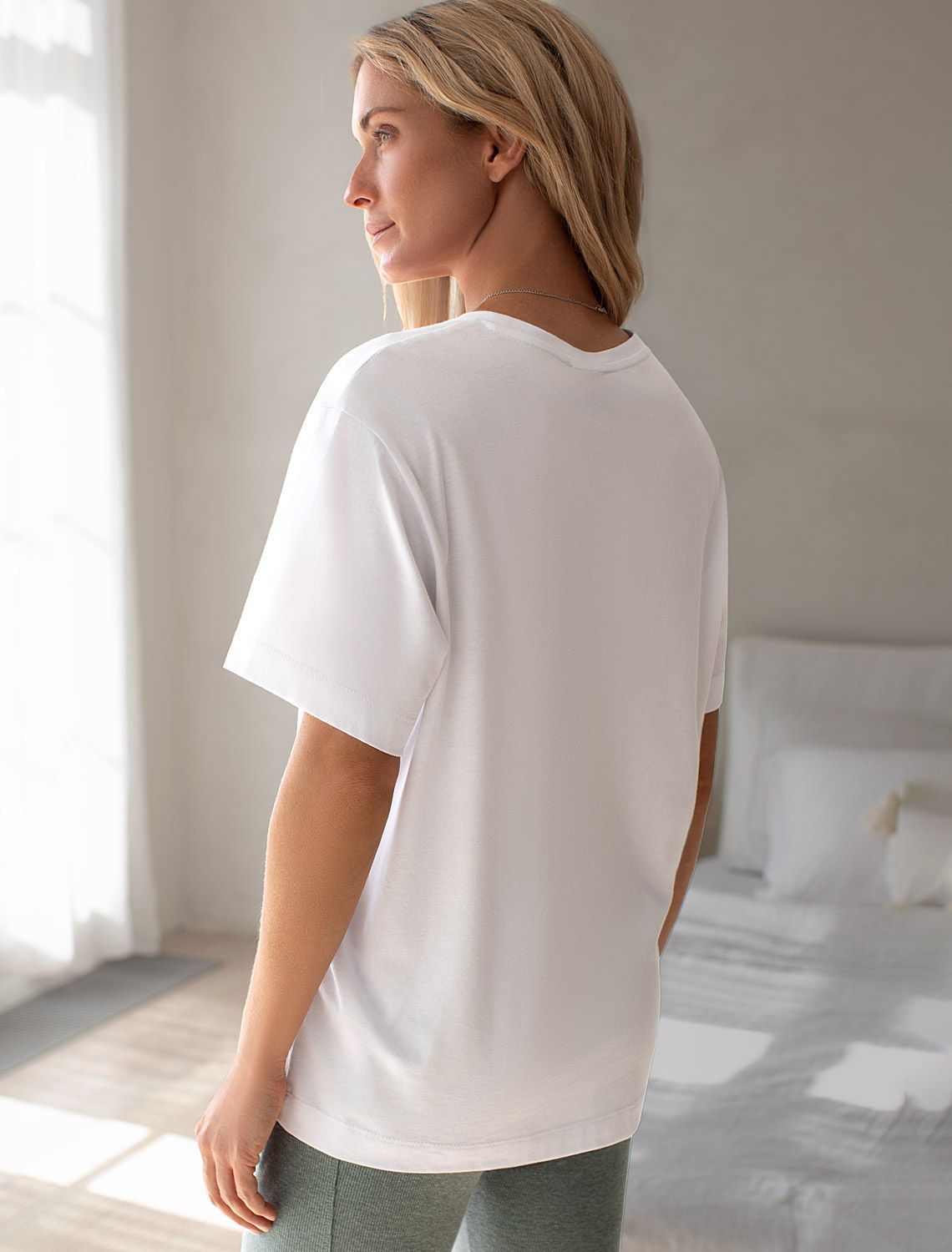 картинка Футболка женская белый_inspire от магазина Одежда+