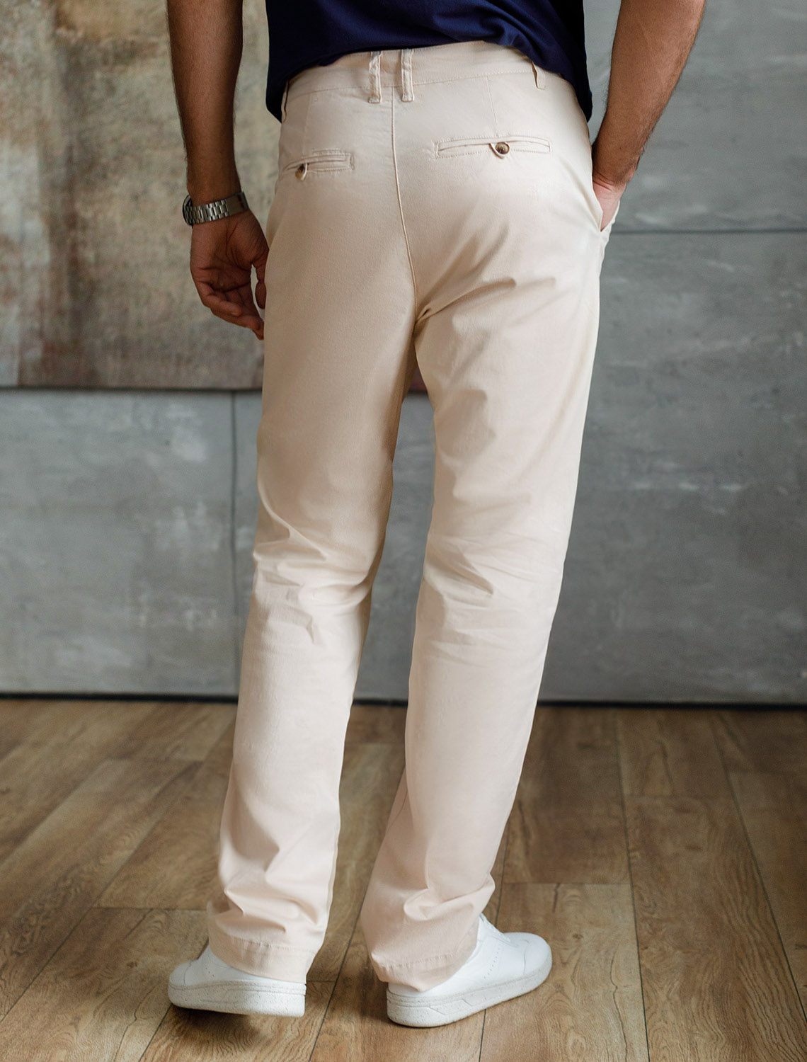 картинка Брюки мужские светло-бежевый от магазина Одежда+