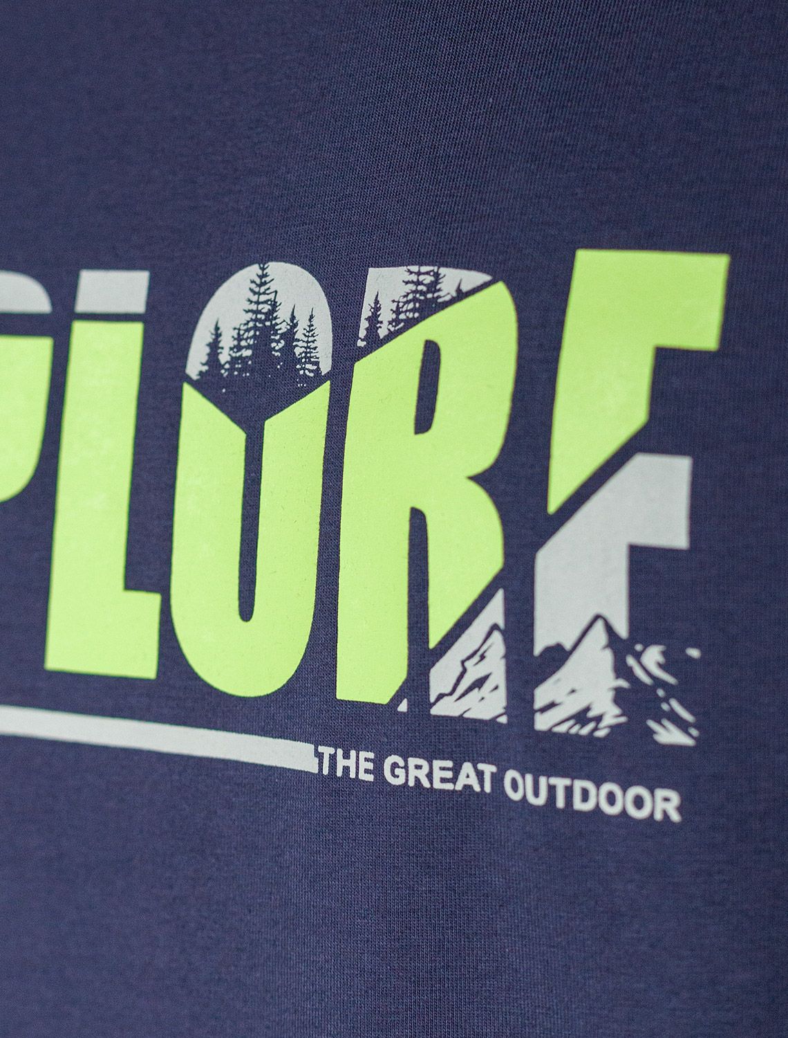 картинка Футболка мужская т.синий_explore геометрия магазин Одежда+ являющийся официальным дистрибьютором в России 