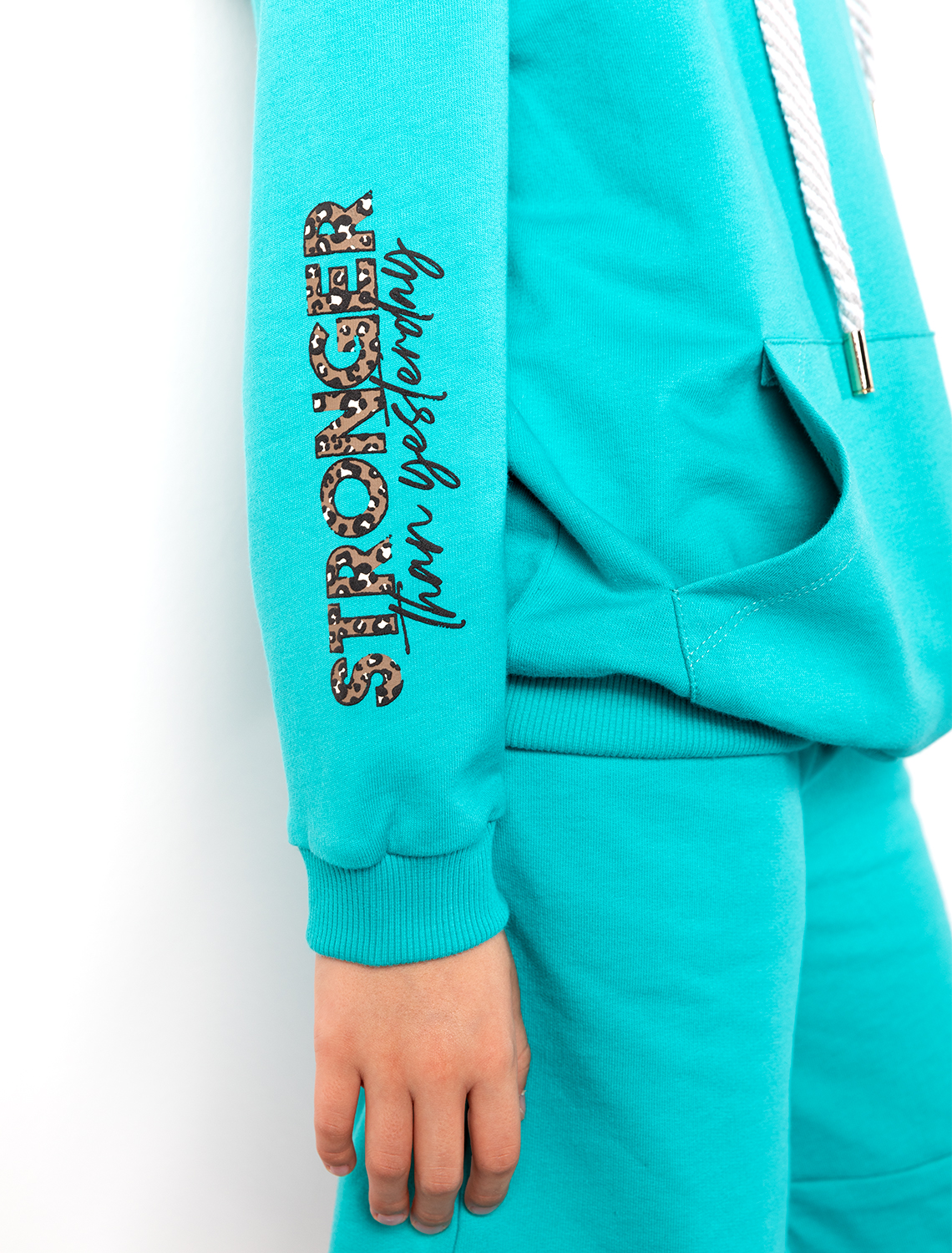 картинка Джемпер для девочки мятный магазин Одежда+ являющийся официальным дистрибьютором в России 