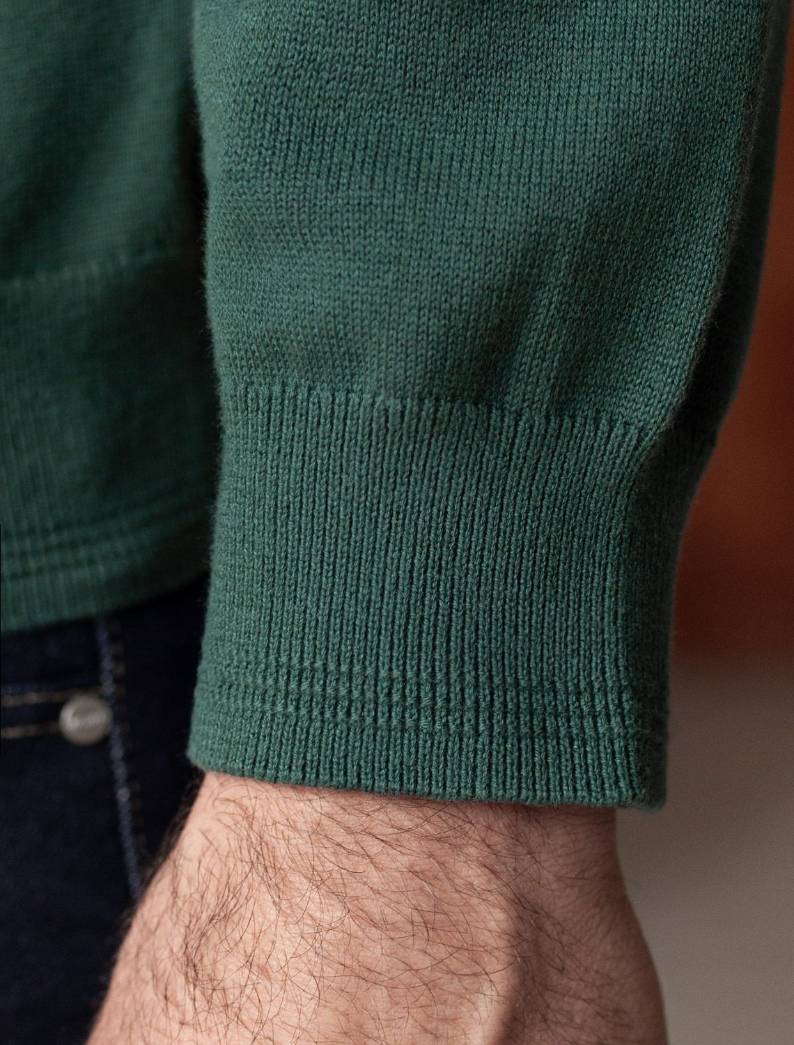 картинка Джемпер мужской дымчатый зеленый от магазина Одежда+