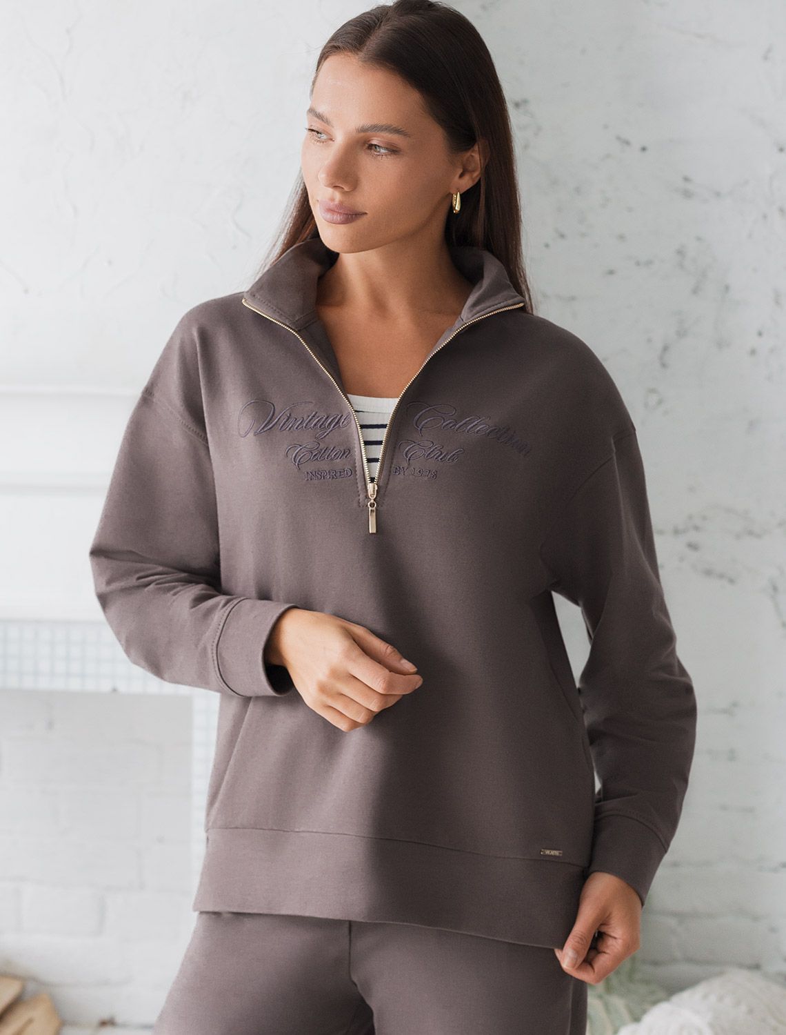 картинка Джемпер женский кофейный магазин Одежда+ являющийся официальным дистрибьютором в России 