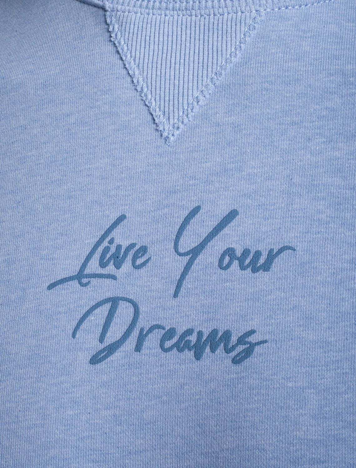 картинка Джемпер женский голубой меланж_dreams магазин Одежда+ являющийся официальным дистрибьютором в России 